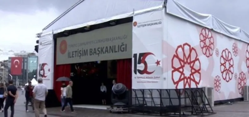 İletişim Başkanlığı'ndan Taksim'deki Dijital Gösterim Merkezi'ne ilişkin açıklama yapıldı
