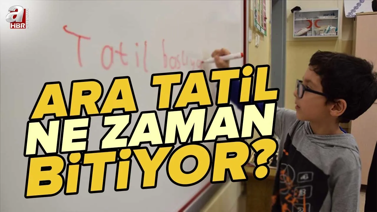 Ara tatil ne zaman başlayıp ne zaman bitiyor? 2022 Kasım ara tatil kaç gün? Okullarda bir sonraki tatil ne zaman? 2023 MEB ara tatil tarihleri