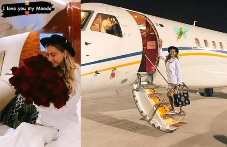 Sevgilisi kesenin ağzını açtı! Şeyma Subaşı jetine kavuştu
