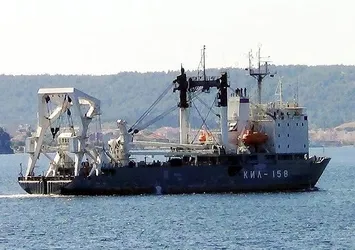 Rus askeri gemisi Çanakkale Boğazı'ndan geçti