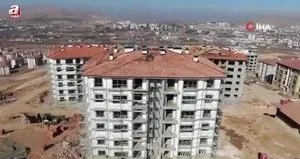 608 konutun kaba inşaatı tamamlandı