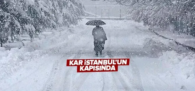Kar İstanbul’un kapısına dayandı! İşte 5 günlük hava durumu | Ankara’dan başka hangi illere kar yağacak?