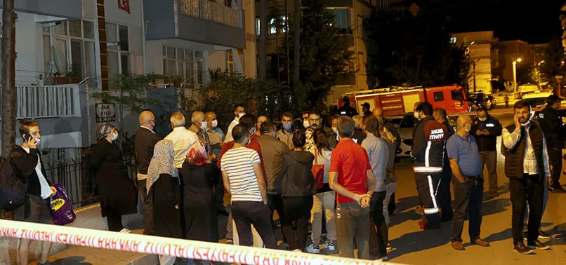 Son dakika: Ankara'da panik! Kolonu patlayan 24 daireli bina boşaltıldı