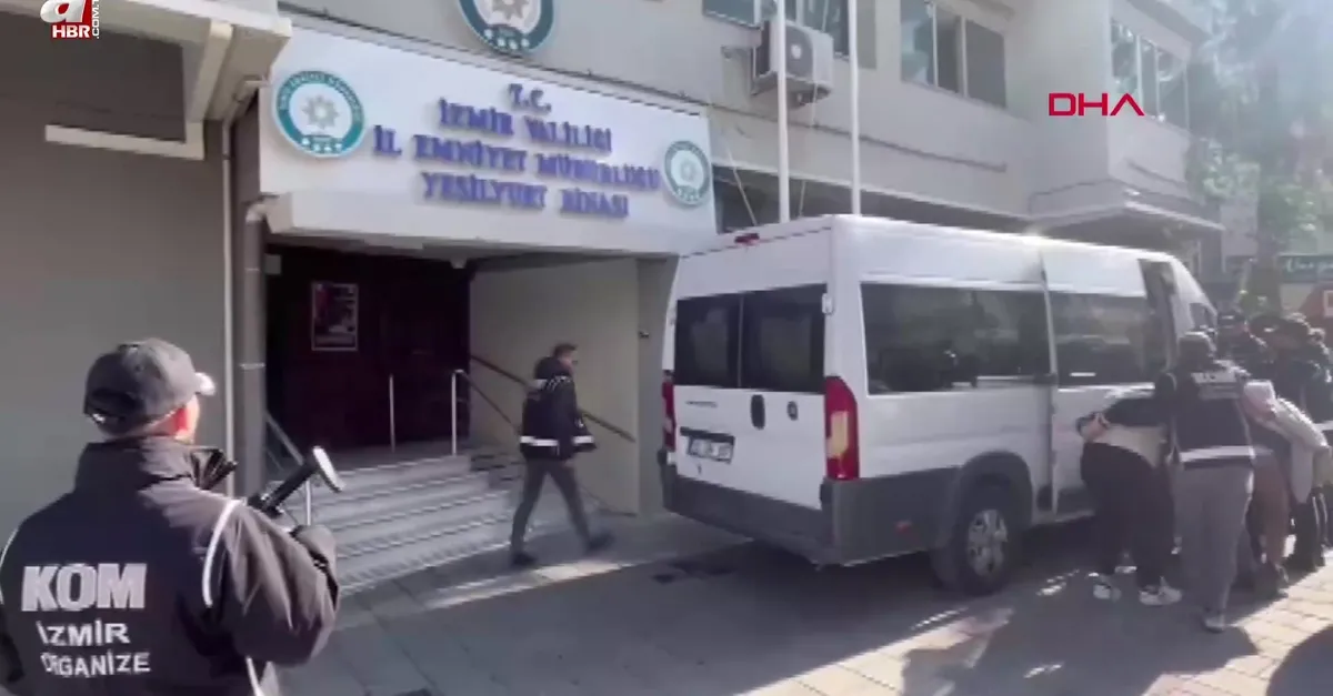İzmir'de suç örgütü operasyon