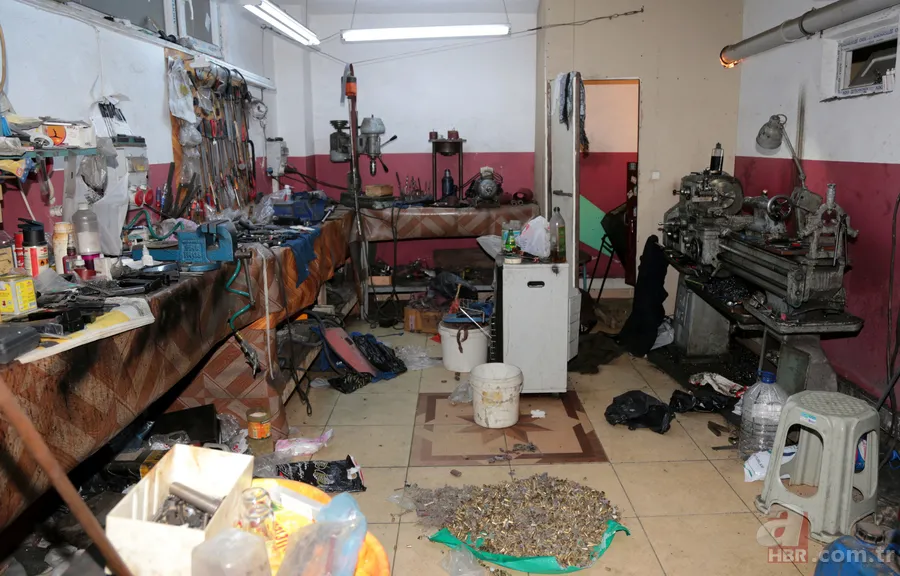 Pendik'te tabanca imalathanesine baskın 2