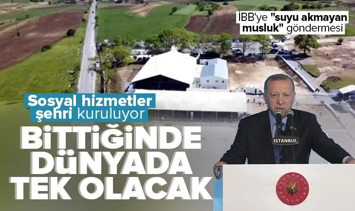 Son dakika: Başkan Erdoğan’dan Darülaceze Sosyal Hizmet Şehri temel atma töreninde önemli açıklamalar