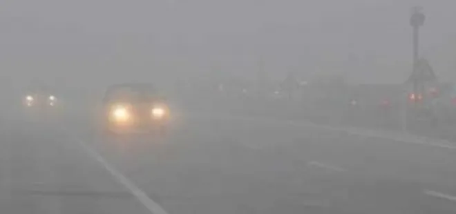 Kilis'te yoğun sis etkili oldu