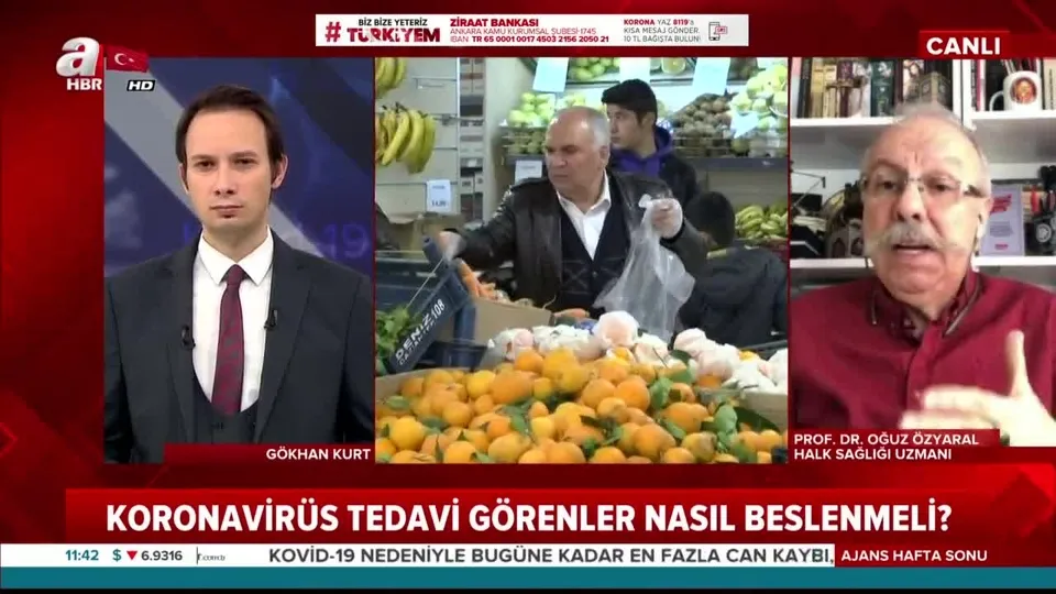 Koronavirüsü yenen Prof. Dr. Oğuz Özyaral A Haber ekranından uyardı! Abur-cubura |Video