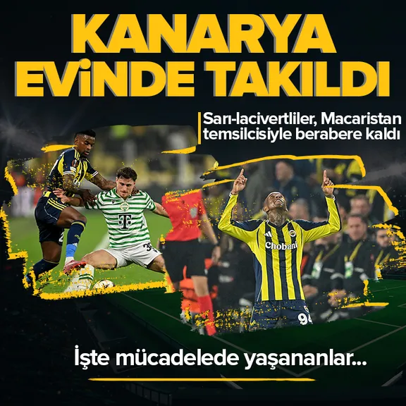 Fenerbahçe evinde takıldı! Kanarya Ferencvaros ile berabere kaldı
