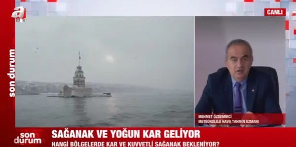 Uzman isim A Haber'de kar ve sağanak uyarısında bulundu! Peş peşe bastıracak - 1