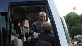 Başkan Erdoğan'a Samsun'da sevgi seli! Vatandaşlar yoğun ilgiyle karşıladı