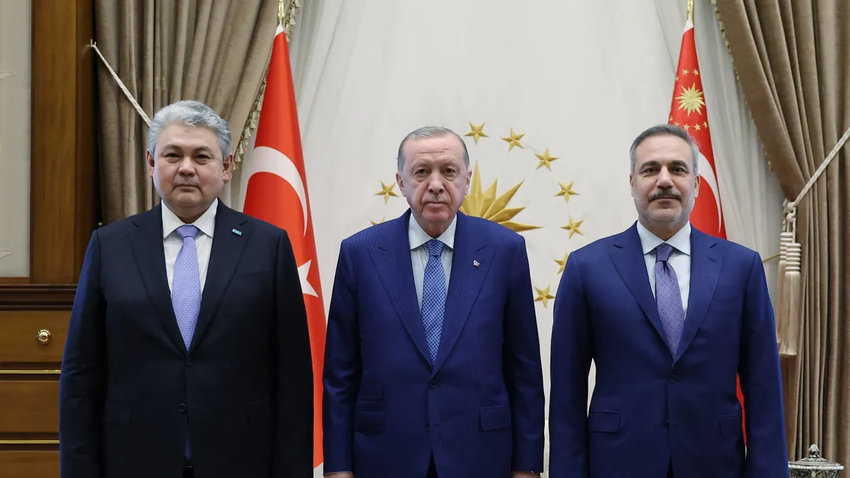 Külliye'de kritik kabul! Başkan Erdoğan Kazakistan Dışişleri Bakanı Koşerbayev ile görüştü