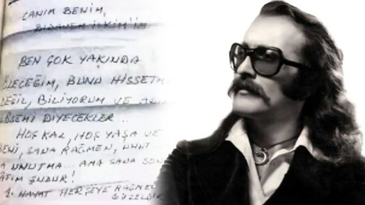 21 yıllık sır mektup: Cem Karaca hastalığını eşine böyle itiraf etmiş!