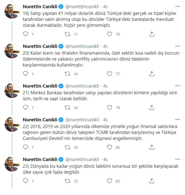 CHP’nin rezerv yalanlarını tek tek çürüttü! Nurettin Canikli Merkez Bankası’ndaki döviz işleyişini böyle anlattı