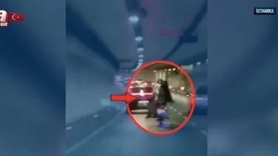 Avrasya Tüneli’nde şoke eden görüntü!