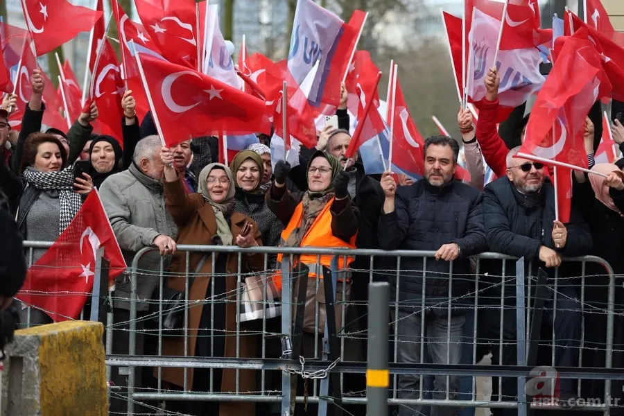 Başkan Erdoğan'a Belçika'da coşkulu karşılama 9