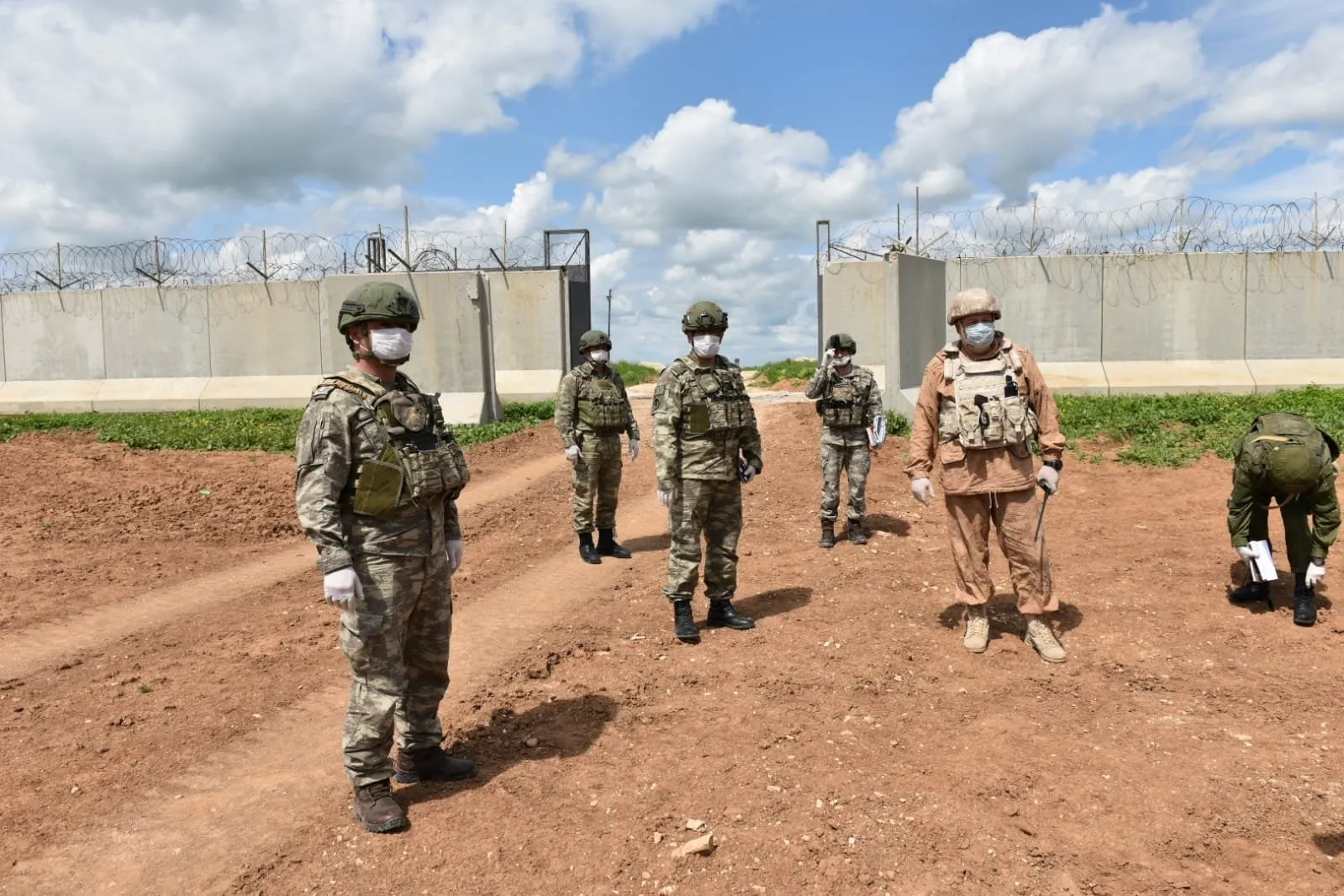 Türk ve Rus unsurları Fırat'ın doğusunda 38. kara devriyesini gerçekleştirdi