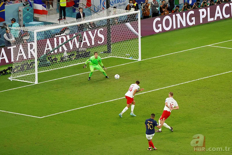 Mbappe çok rahat çok profesyonel! Turu adeta tek başına Fransa'ya getirdi! Polonya evine geri döndü 19