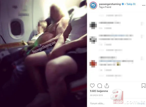 Son dakika: Uçakta akılalmaz olay! Saçından tutup yaka paça attılar 17