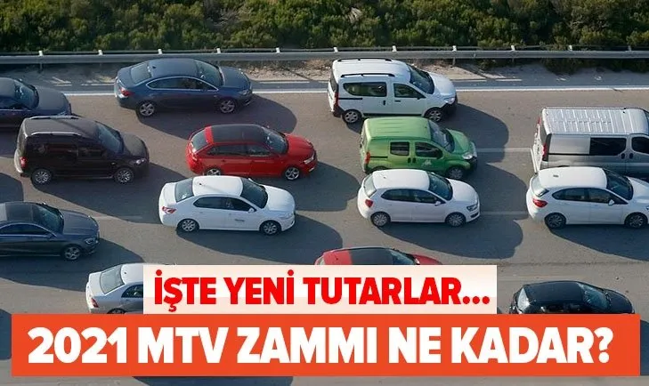 Araç sahipleri dikkat! 2021 Motorlu Taşıtlar Vergisi MTV ne kadar? İşte ödenecek yeni MTV tutarları...