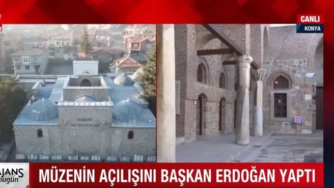 Akşehir Taş Eserler Müzesi'nin temelini Anadolu Selçuklu veziri Sâhib Ata atmıştı açılışı Başkan Erdoğan yaptı