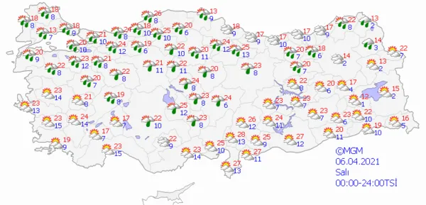 Bahar ne zaman gelecek? Havalar ne zaman ısınacak? İstanbul Ankara ve İzmir'e ait 3 günlük hava durumu tahmini... - 12
