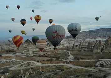Son dakika: Kapadokya’da balon turları iptal edildi