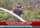 Kastamonu’da orman yangını! İlk görüntüler