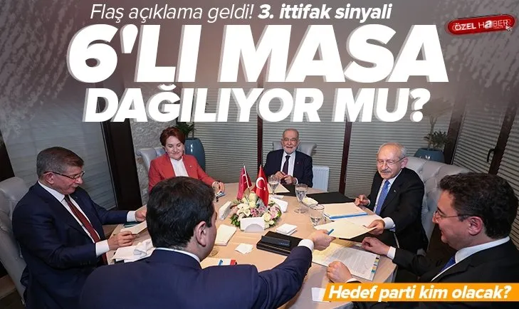 Muhalefette 16 aydır bitmeyen tartışma | Üçüncü ittifak mı kurulacak? Üçüncü ittifak açıklaması ne anlama geliyor?