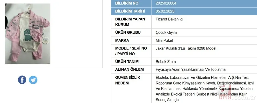 Ticaret Bakanlığı açıkladı: Çocuğunuza sakın almayın: O ürünler geri toplatılıyor 7