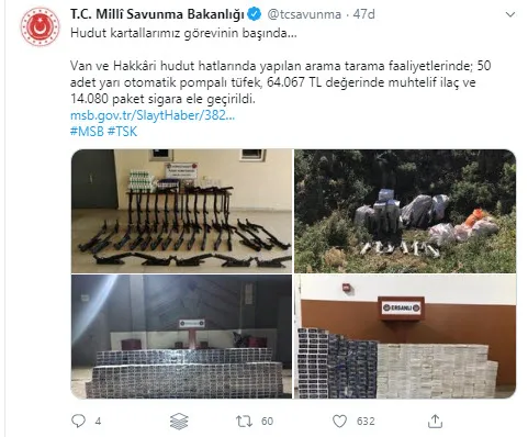 MSB: Hudut kartallarımız görevinin başında - 1