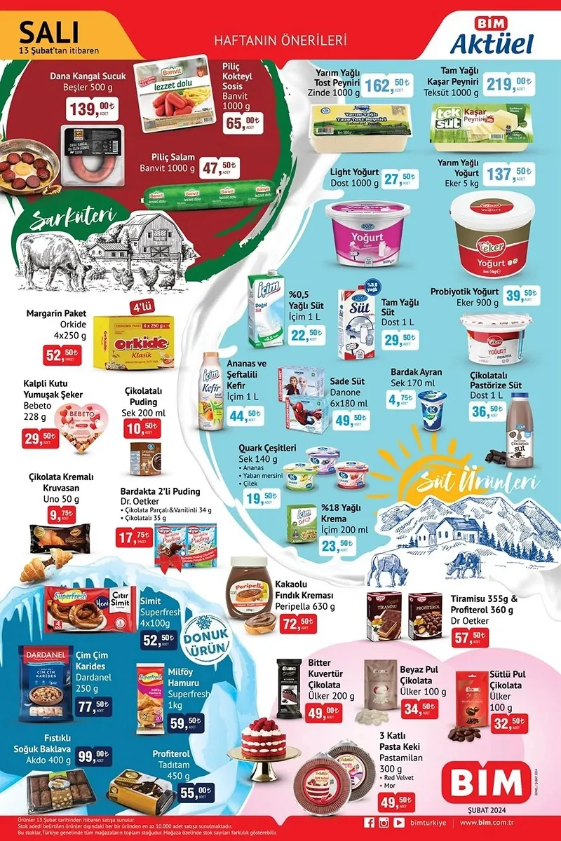 16 Şubat BİM aktüel ürünler kataloğu yayınlandı! Bu BİM indirim afişinde hangi ürünler ucuza satılacak?
