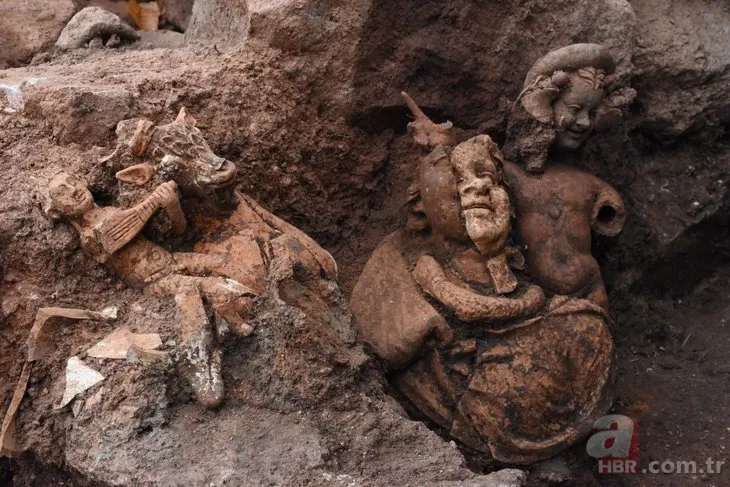 Ordu Kurul Kalesi’nde 2 bin 100 yıllık üç heykel bulundu