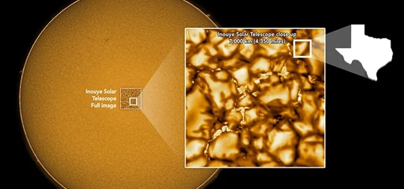 Güneş yüzeyinin en net fotoğrafı çekildi