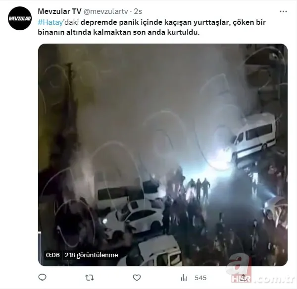 Deprem dezenformasyonları böyle yayılıyor! Hatay'daki depremi Diyarbakır'daki görüntülerle servis edip kaos ortamı oluşturdular 11