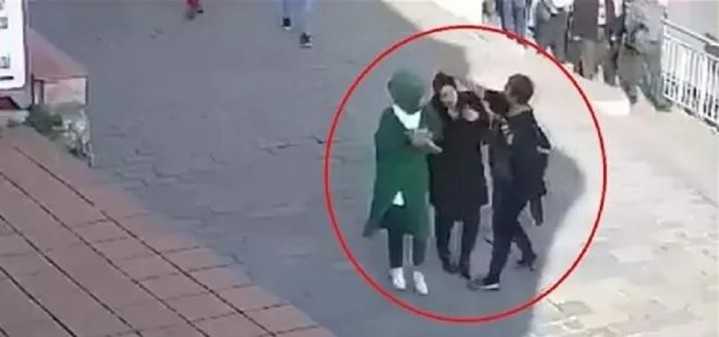 Karaköy’da başörtü kızlara saldıran kadın yeniden hakim karşısında!  “Şizofrenim” diyerek özür diledi