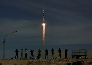 Soyuz Uzay Aracı, Kazakistan'dan fırlatıldı