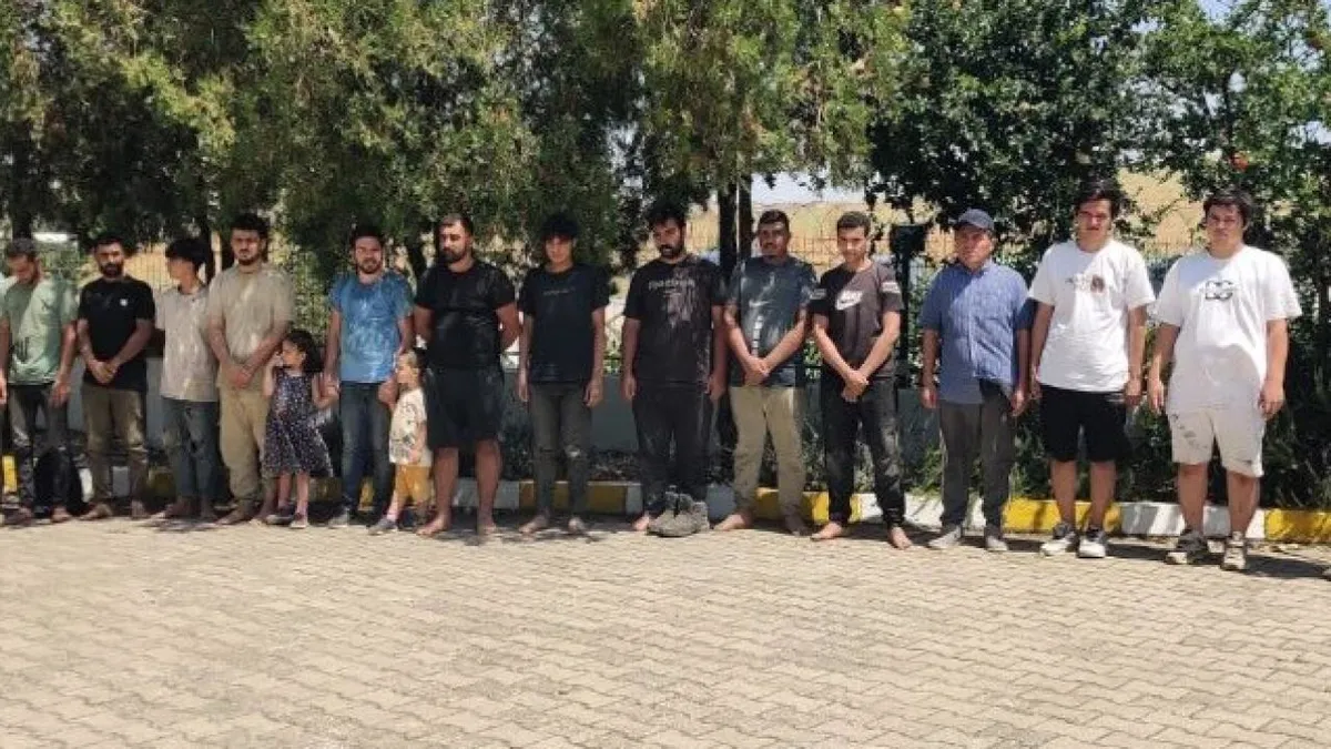 Edirne'de göçmen operasyonu! 30 kişi yakalandı