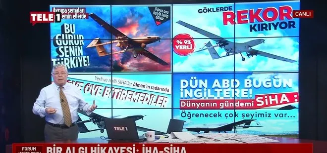 Tele1 sunucusu Namık Koçak Türk SİHA’larına nefret kustu: Türkiye ile terör örgütlerini bir tuttu