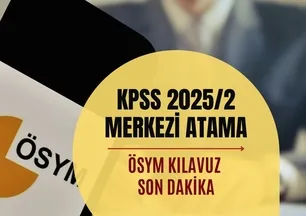 KPSS 2025/2 tercih kılavuzu ÖSYM | Merkezi atama takvimi ve branşlar