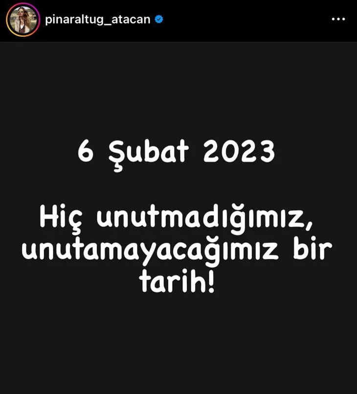 6 Şubat depreminin yıl dönümünde ünlü isimlerden paylaşımlar!