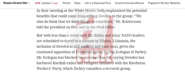 Kritik zirve öncesi Beyaz Saray’da Türkiye mesaisi! New York Times’tan dikkat çeken Erdoğan vurgusu! İsveç NATO’ya girebilecek mi?