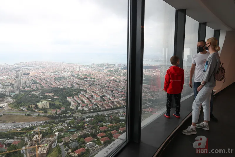 Çamlıca Kulesi'nde bir ilk! Yerden 169 metre yükseklikte evlilik teklifi 25