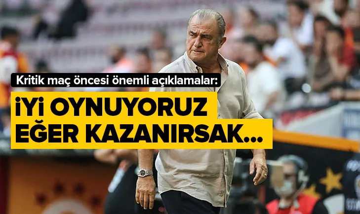 Fatih Terim’den Moskova maçı açıklaması
