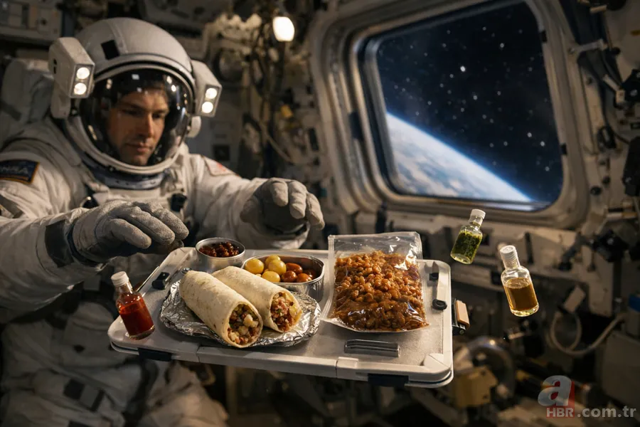 Astronotların uzay menüsü belli oldu! Biftekten peynirli makarnaya… 2