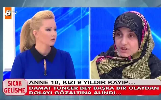 Damat Tuncer Müge Anlı'da gözaltına alındı