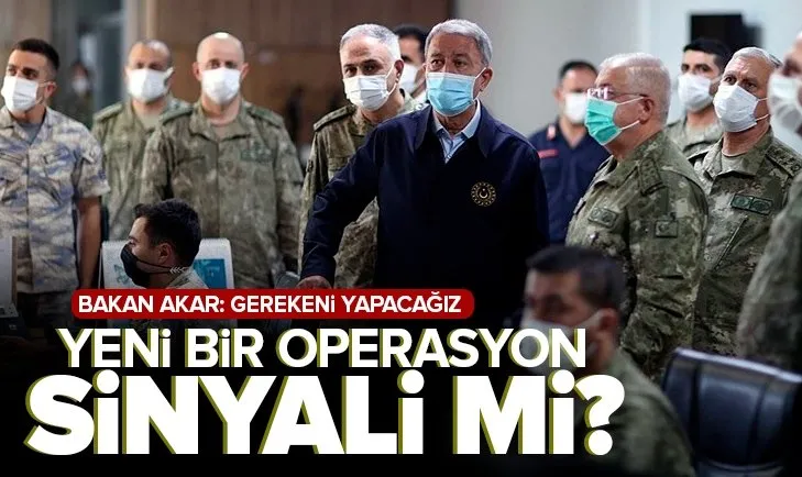 Son dakika: Suriye’ye operasyon olacak mı? Milli Savunma Bakanı Akar: Gereken ne varsa zamanı gelince yapılacak
