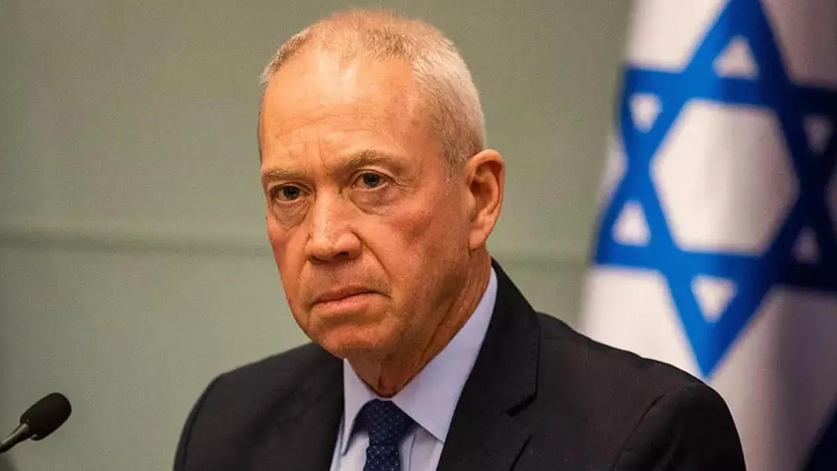 Siyonist bakan Gallant'tan insanlık dışı katliam açıklaması Terör devleti İsrail