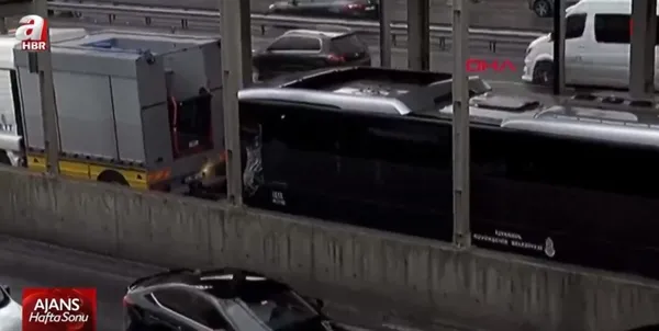 Son dakika: Küçükçekmece'de iki metrobüs çarpıştı - 3