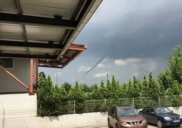 İstanbul'da hortum paniği